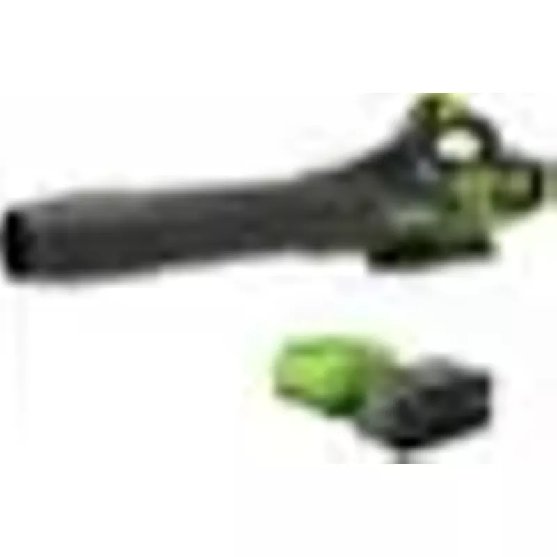 Greenworks - 80-Volt 170 MPH 730 CFM Cordless Handheld Blower (1 x 2.5Ah Battery and 1 x Charger) - Green