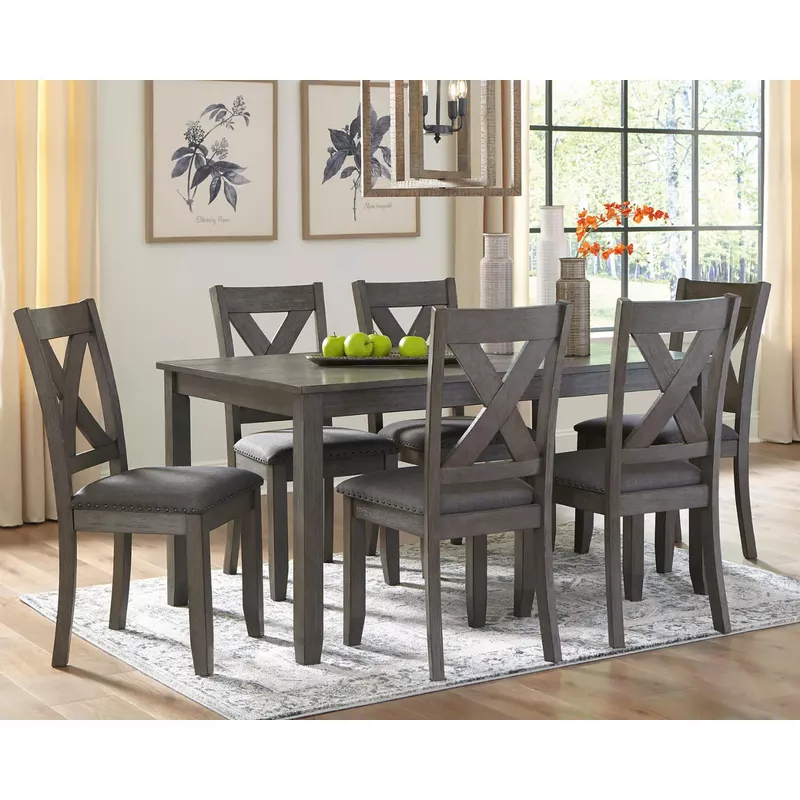 Caitbrook Rectangular Dining Room Table Set (7/CN)