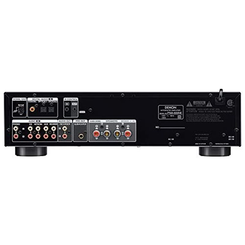 Denon Black Integrated Amplifier With 70w Power Per Channel