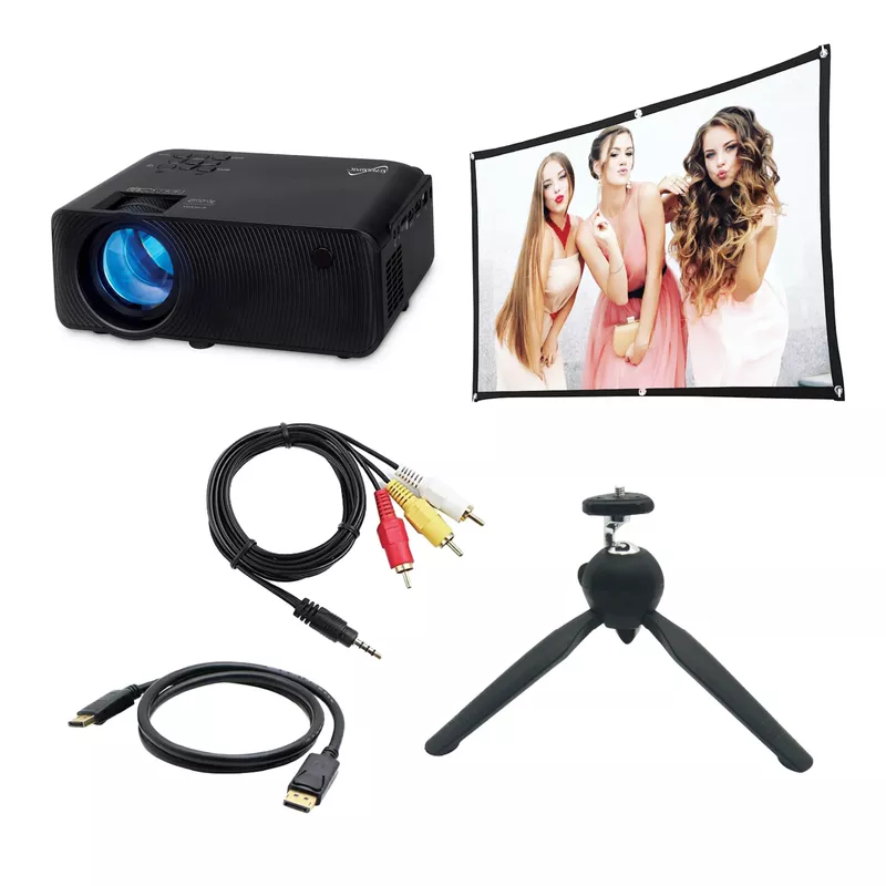 Supersonic - HD Digital Bluetooth Projector w/ Accessory Kit