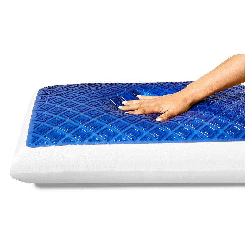 SealyChill Gel Memory Foam Bed Pillow with Anti-Microbial Cover - Standard