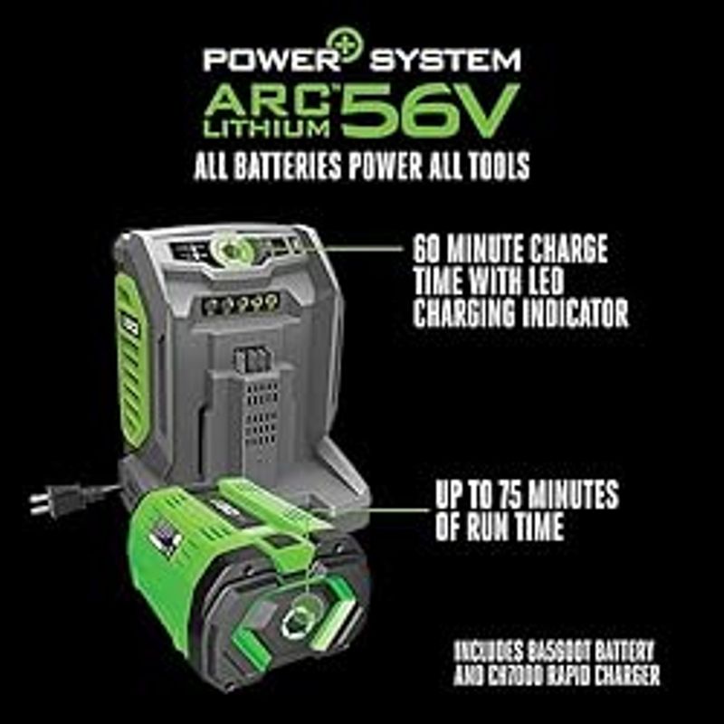 EGO Power+ LM2156SP 21-in 56 Volt Select Cut XP Mower with Touch Drive Self-Propelled Technology with 10.0Ah Battery and Turbo Charger