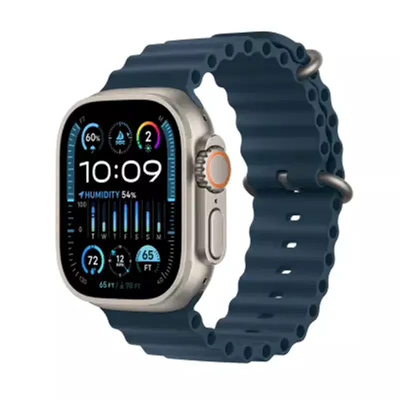 Apple Watch Ultra 2 Gps & Cellular 49mm Titanium Case With Blue Ocean Band