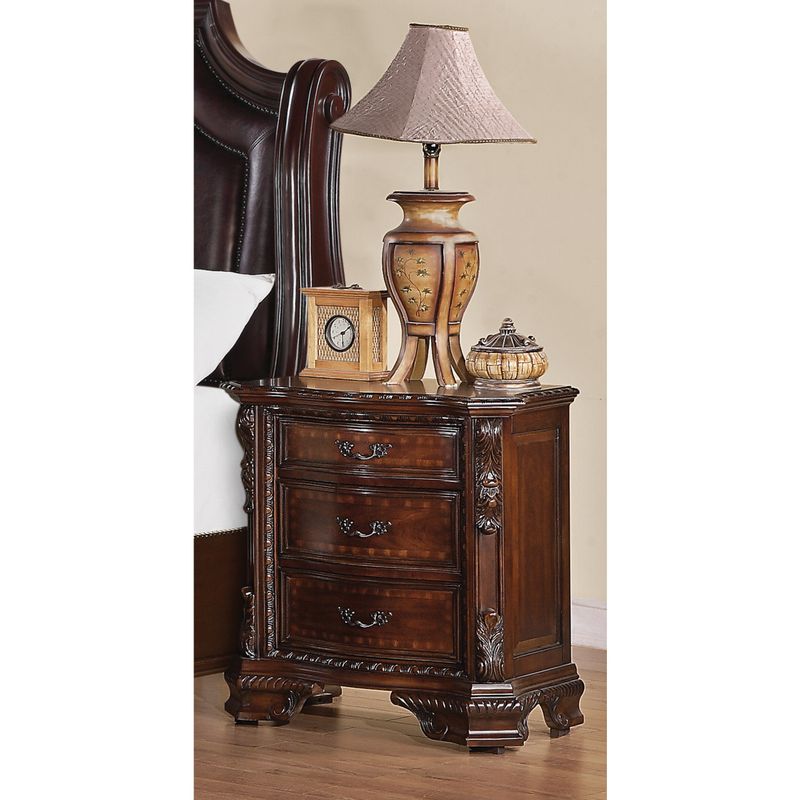 Coaster Company Cherry-finished Nightstand - BROWN/ CHERRY