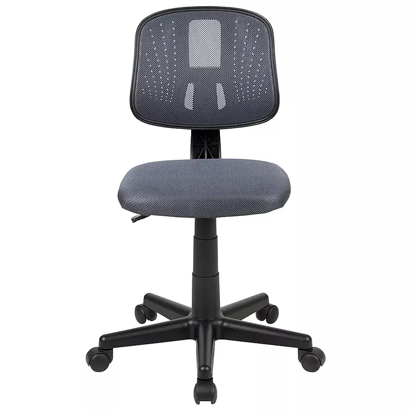 Flash Furniture - Flash Fundamentals Contemporary Mesh Swivel Office Chair - Gray
