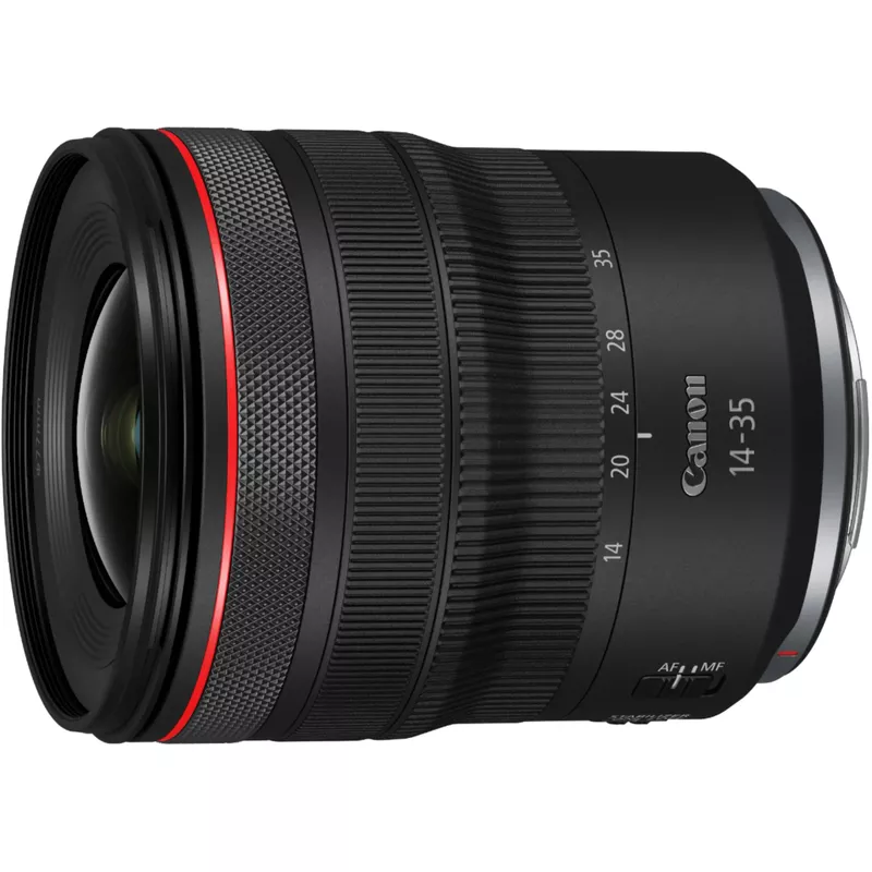 Canon - RF14-35mm F4L IS USM Ultra-Wide-Angle Zoom Lens for EOS R-Series Cameras - Black