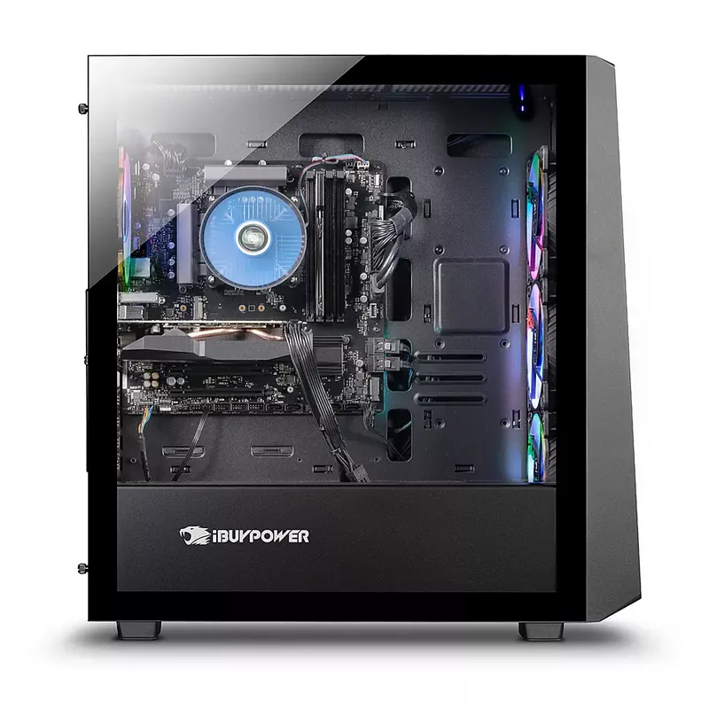 iBUYPOWER - SlateMR Gaming Desktop - Intel Core i7 13700F - 16GB DDR5 5200 RAM - RTX 4060Ti 8GB - 1TB NVMe SSD - Black