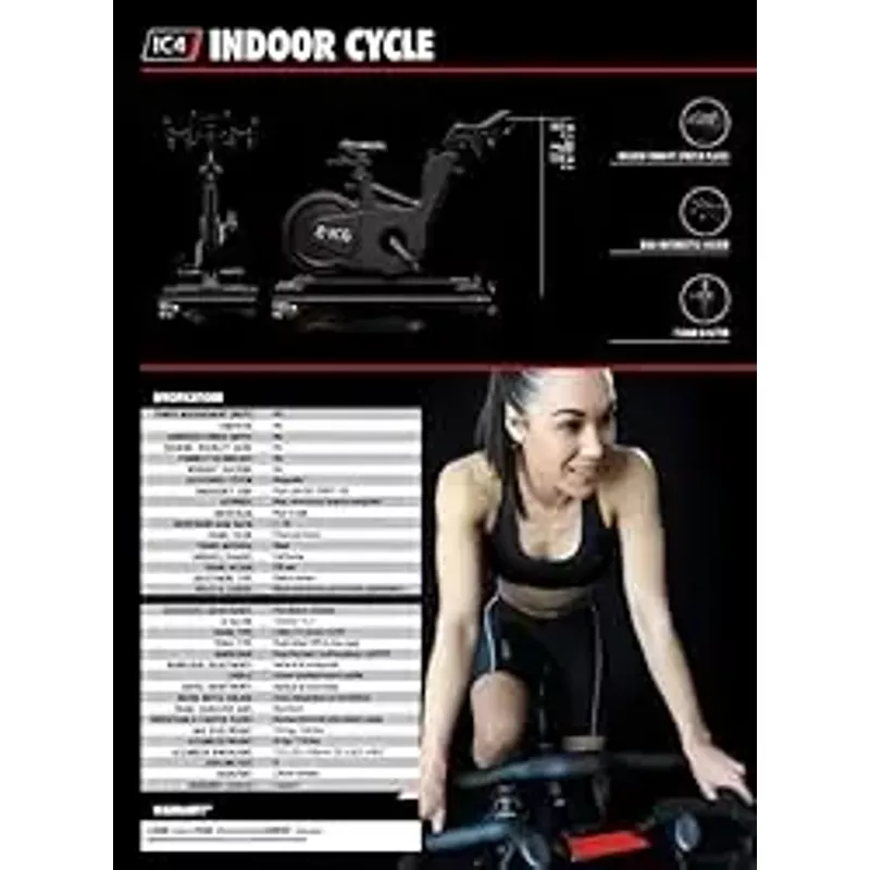 Life Fitness ICG Group Indoor Exercise Bike IC4 (IC-IC4B1)