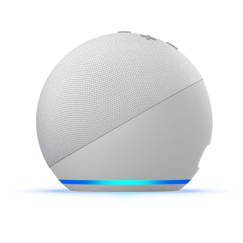 Amazon - Echo Dot (4th Gen) Smart speaker Alexa - Glacier White