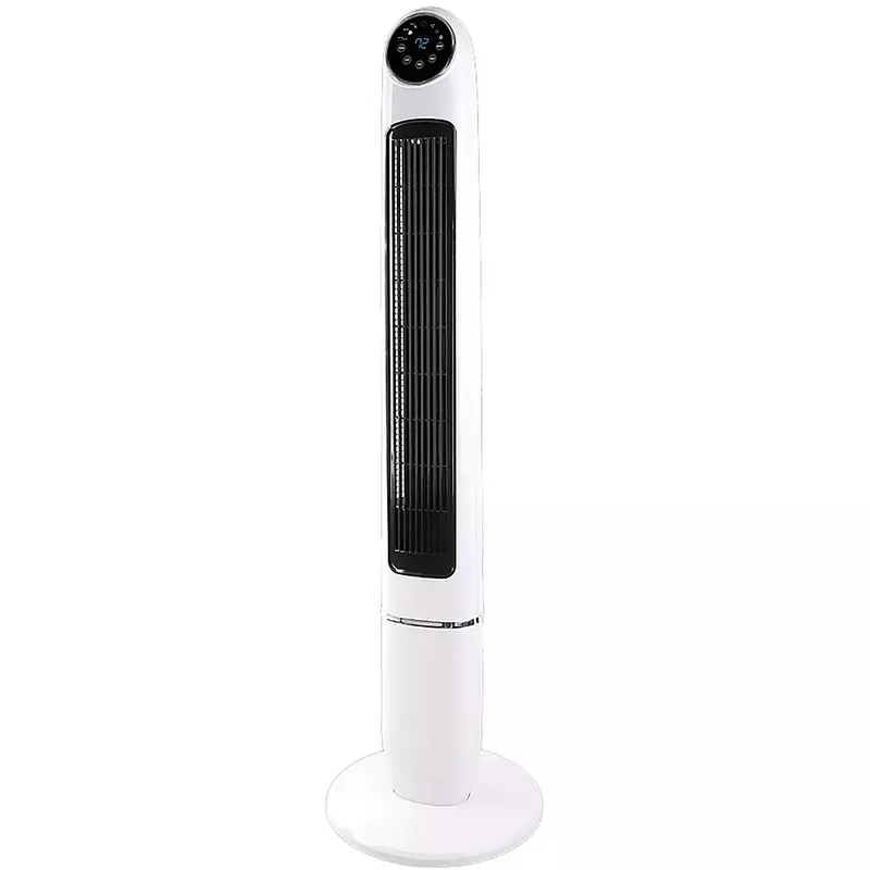 Lifesmart - 47" Digital Pedestal Fan - White/Black