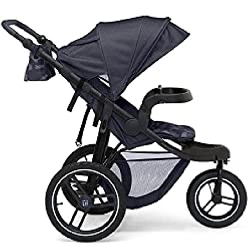 babyGap Trek Jogging Stroller - Car Seat Compatible - Lightweight Jogging Stoller with Extendable Canopy & Reclining Seat - Made with...