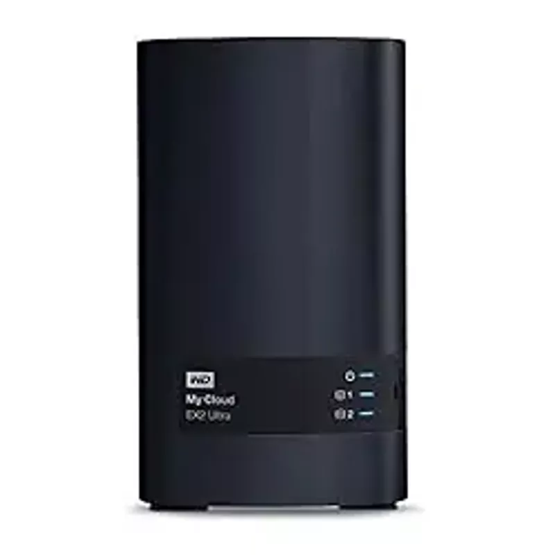 WD - My Cloud Expert EX2 Ultra 2-Bay 8TB External Network Attached Storage (NAS) - Charcoal