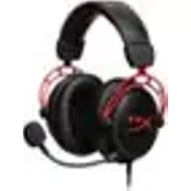 HyperX Cloud Alpha Wired Gaming Headset, Black/Red