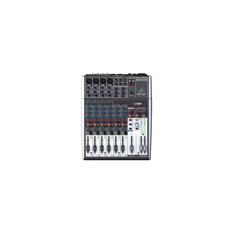 Behringer XENYX 1204USB Small Format Mixer with XENYX Mic Preamps, 12 Input Channels, 10Hz to 200kHz Frequency Response