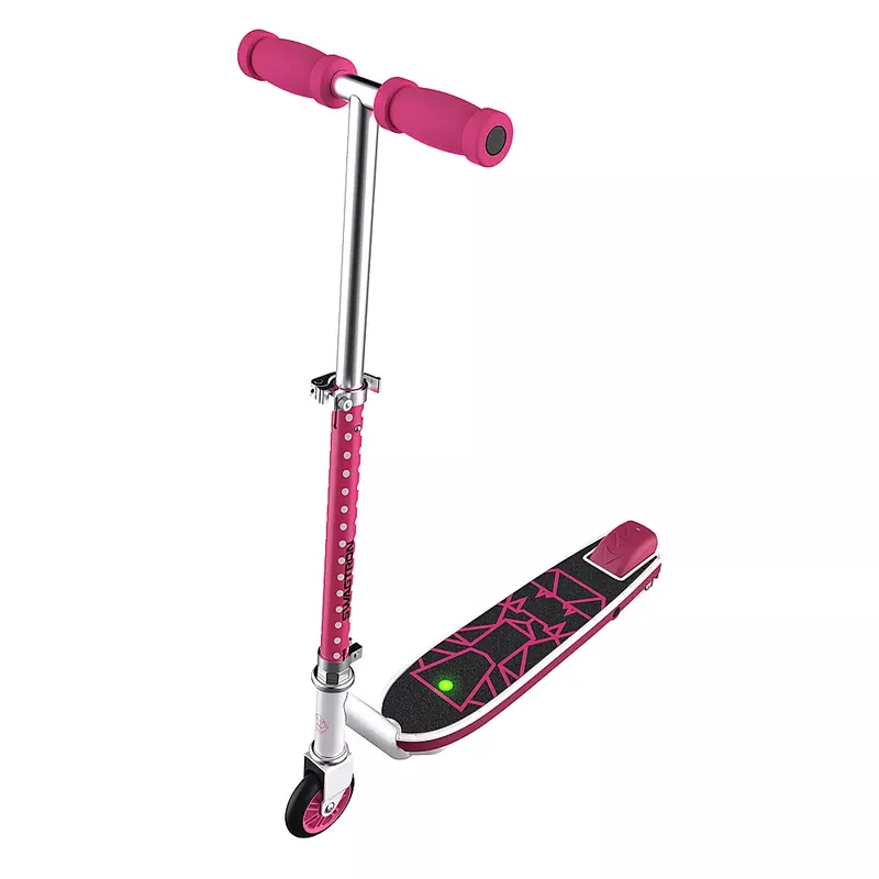 Swagtron - SK1 Electric Scooter for Kids w/ Kick-Start Motor - Pink