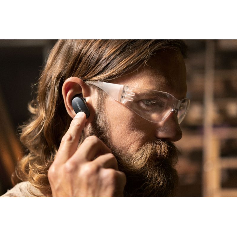 Alt View Zoom 15. Bose - QuietComfort Earbuds True Wireless Noise Cancelling In-Ear Earbuds - Triple Black