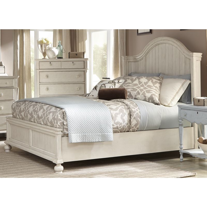 Laguna Antique White Panel Bed by Greyson Living - Queen
