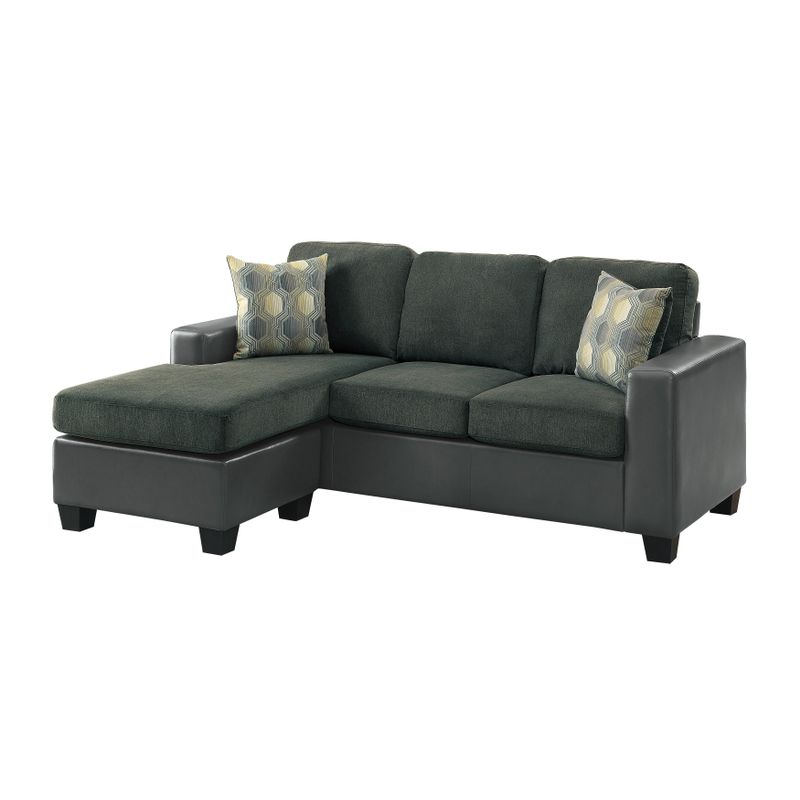 Zaira Reversible Sofa Chaise - Greyish Brown