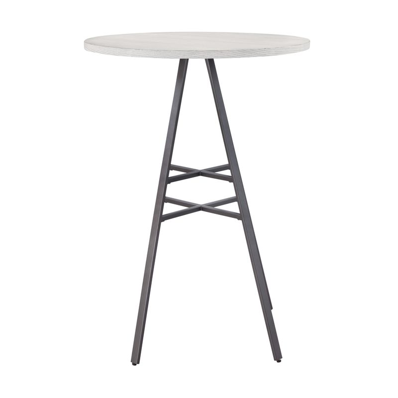 Jupiter Pub Table by Greyson Living - Grey Frame with Whitewashed Top