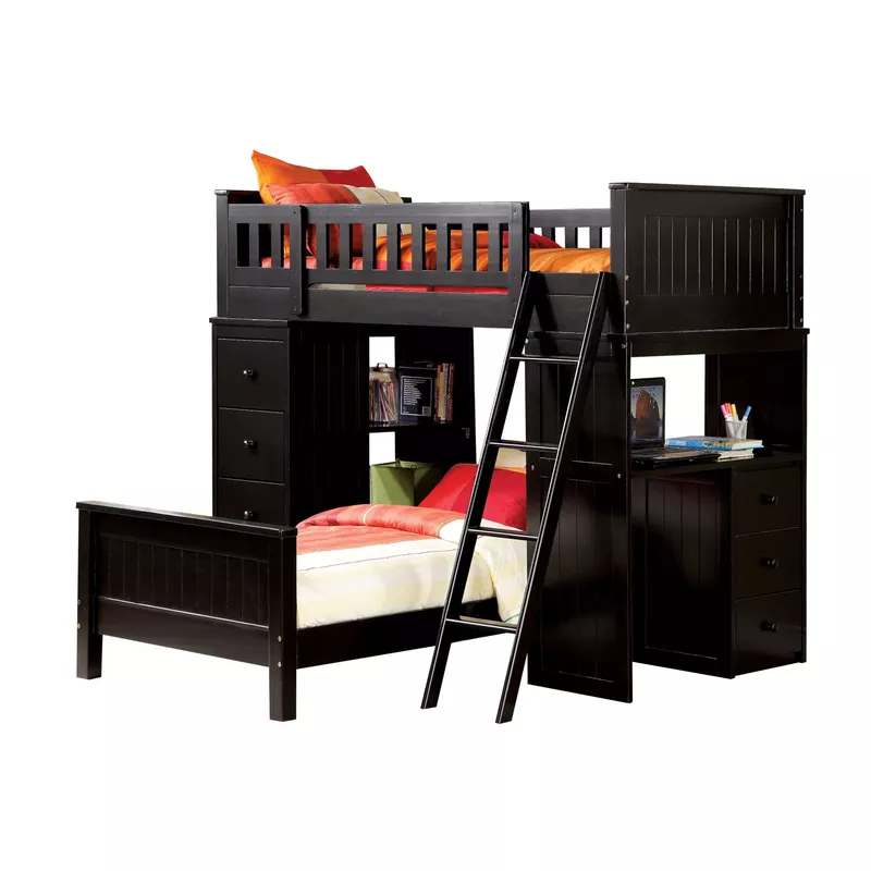 ACME Willoughby Twin Bed, Black
