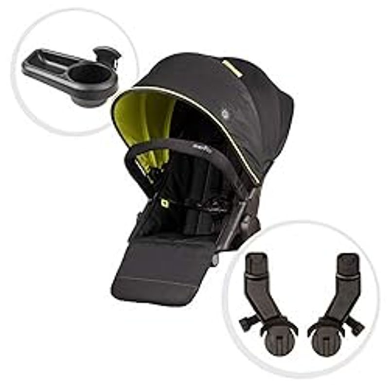 Evenflo Second Seat for Pivot Xplore Stroller or Travel System with 5 Point Harness System and Multiple Riding Positions, Adventurer...
