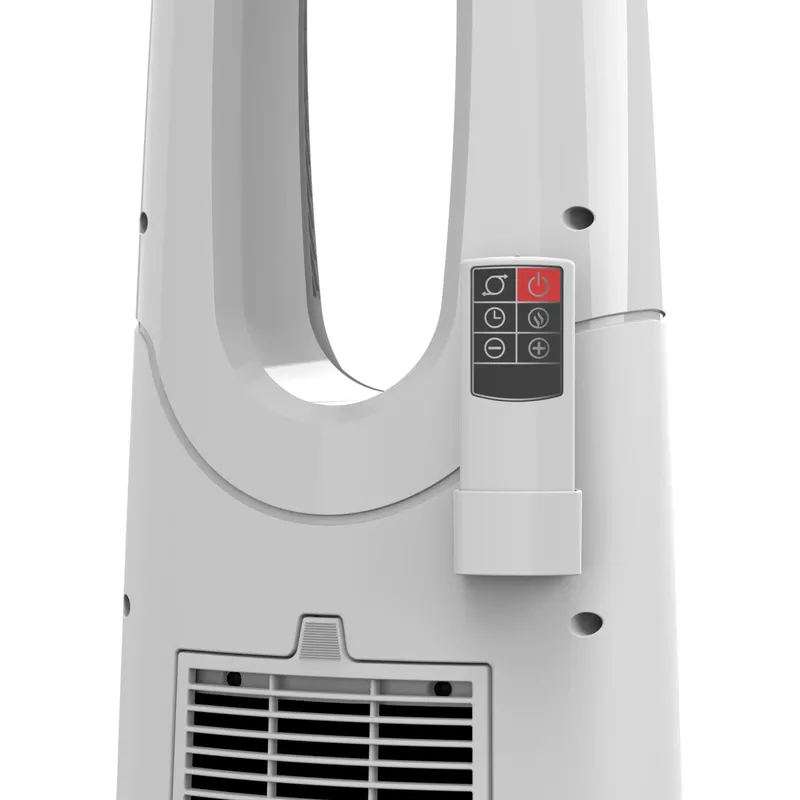 Lasko - 1500-Watt Bladeless Ceramic Tower Space Heater with Timer and Remote Control - White