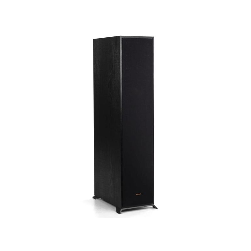 Klipsch 2x Reference R-610F Floorstanding Home Speaker, Black Bundle with R-52C Home Speaker, R-41M Bookshelf Speaker, Yamaha RX-V4A...