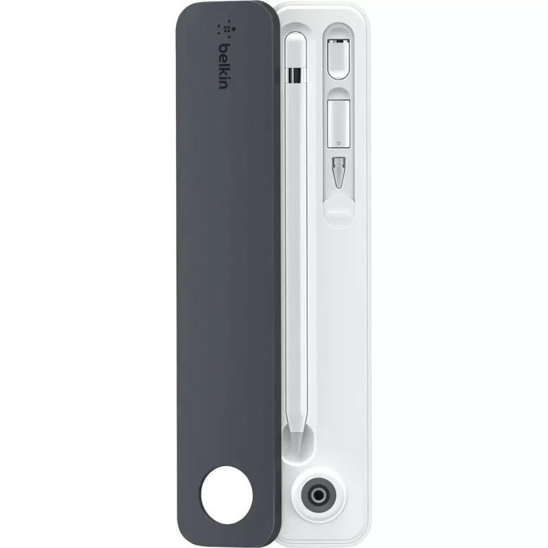 Belkin - Case + Stand for Apple Pencil - Gray