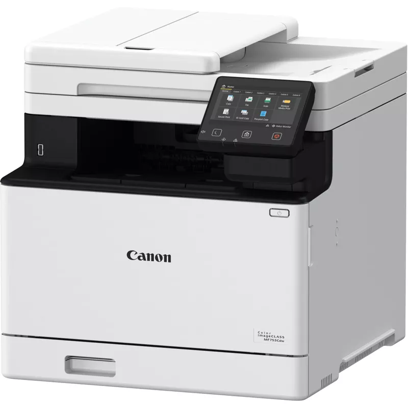 Canon - imageCLASS MF753Cdw Wireless Color All-In-One Laser Printer with Fax - White