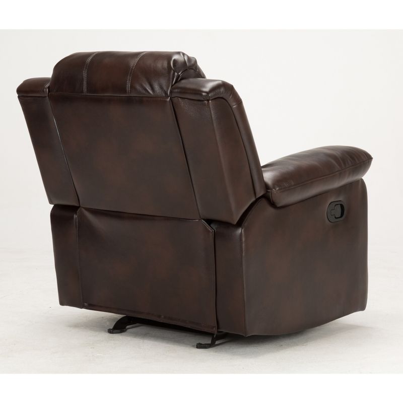 Charleston Leather Gel Recliner by Greyson Living - Blue