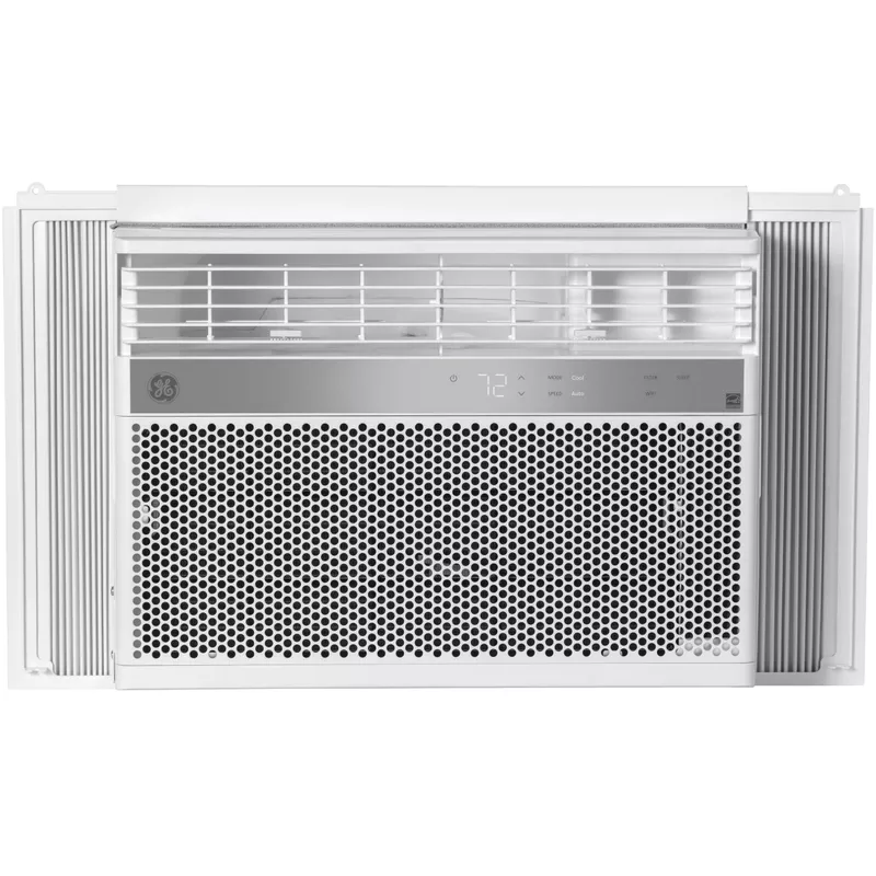 GE - 700 Sq. Ft. 14,000 BTU Smart Window Air Conditioner with WiFi and Remote - White