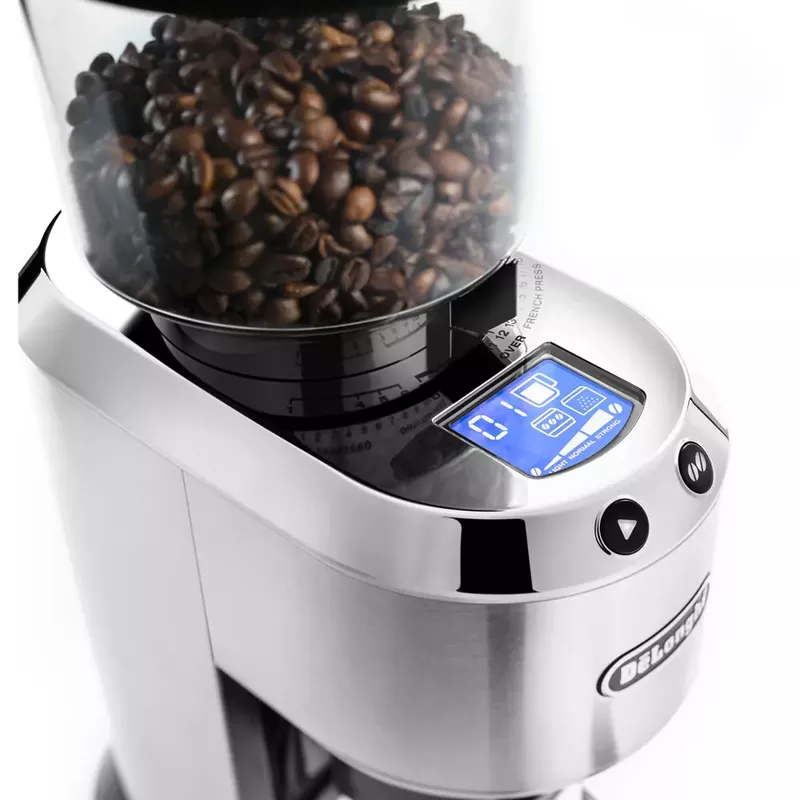 De'Longhi - Dedica Conical Burr Grinder with 14-Cup Grinding Capability