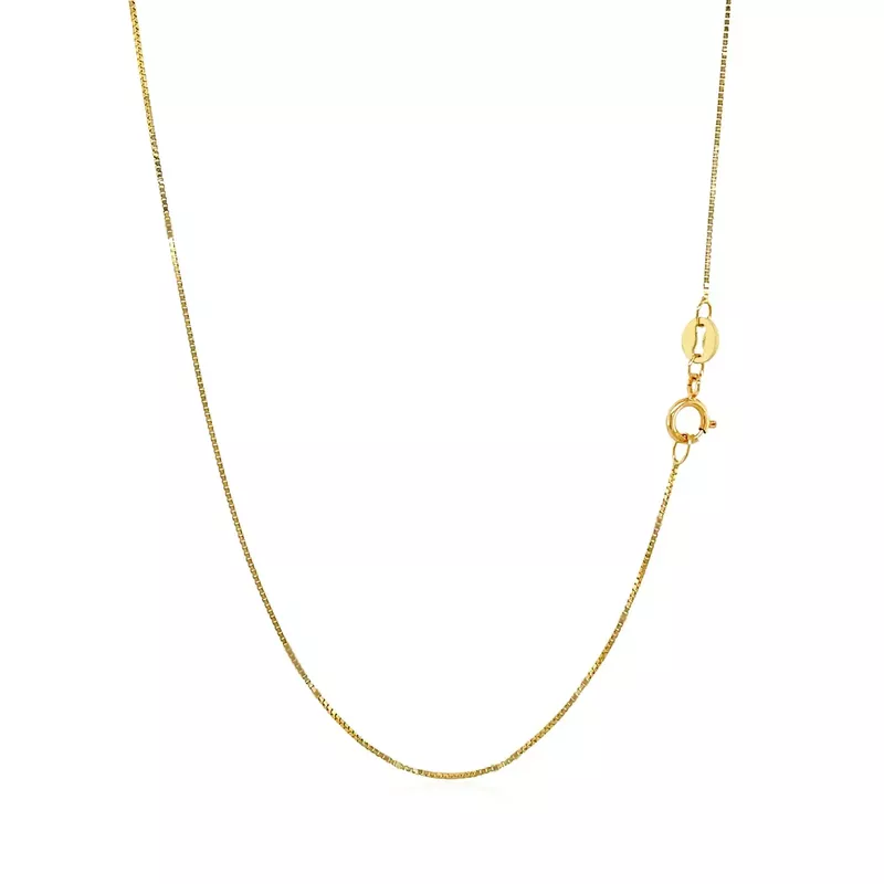 14k Yellow Gold Floating Heart Drop Pendant (18 Inch)