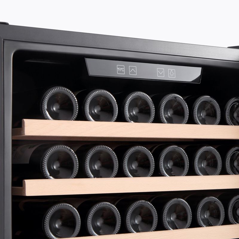 24 in. Single Zone 127-Bottle Built-In Wine Cooler in Stainless Steel - Stainless Steel