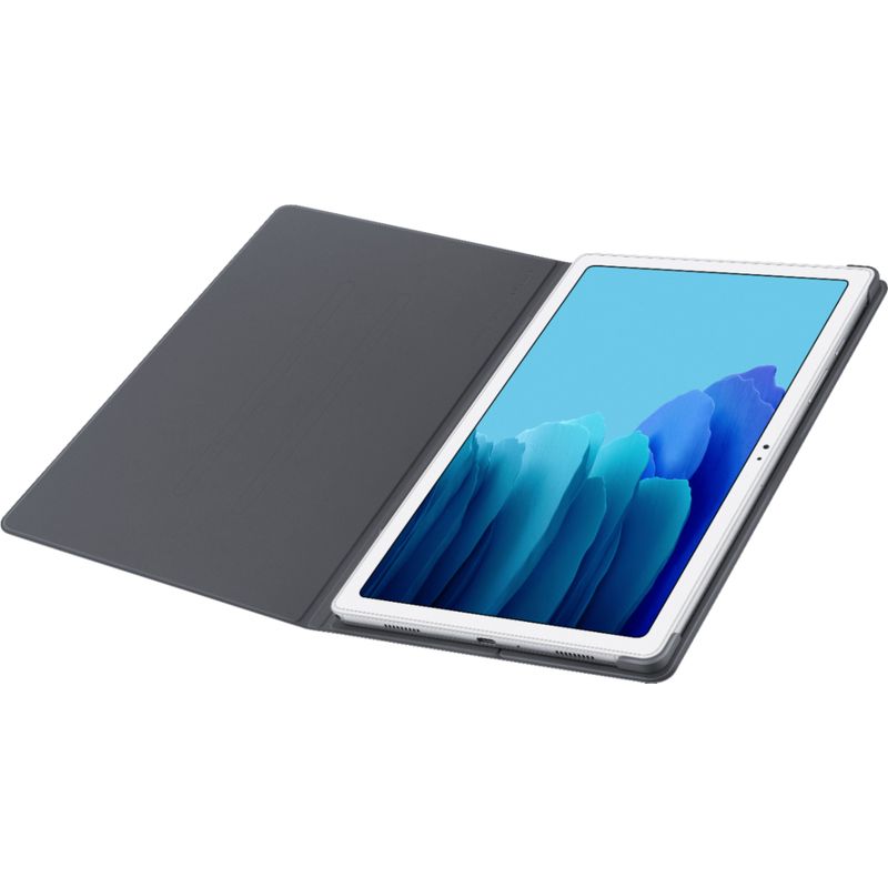 Front Zoom. Samsung - Galaxy Tab A7 Book Cover - Grey