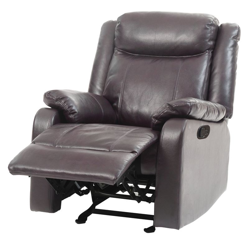 Copper Grove Zug Faux Leather Rocking Recliner - Pearl