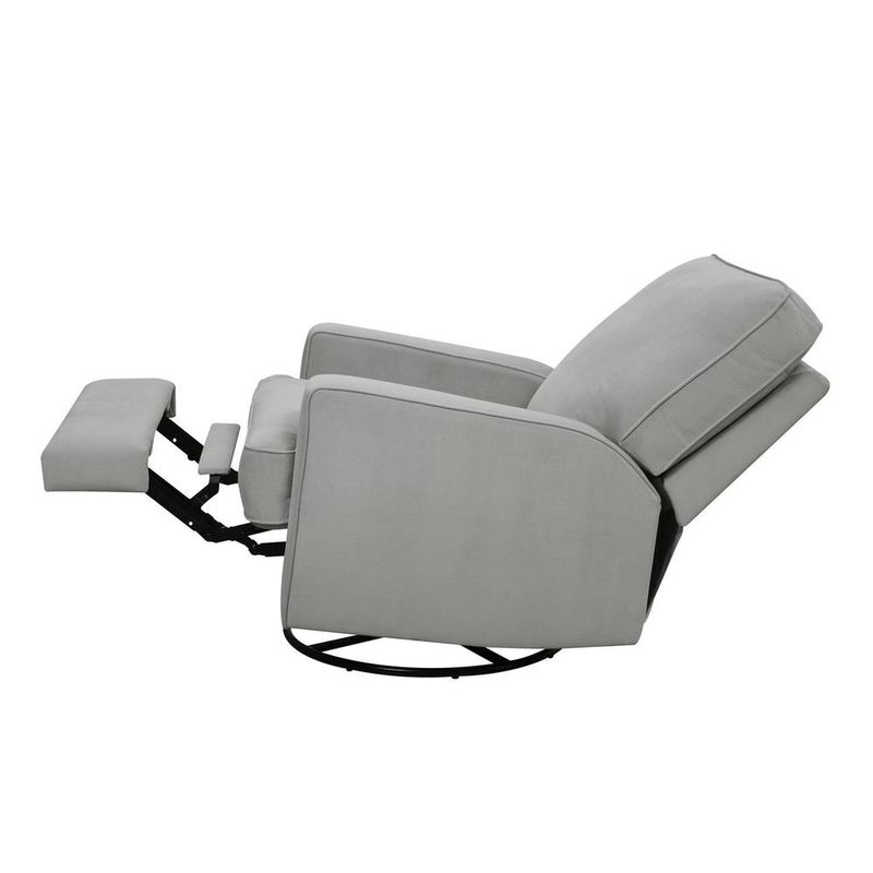 Avenue Greene Holly Swivel Glider Recliner Chair - Grey