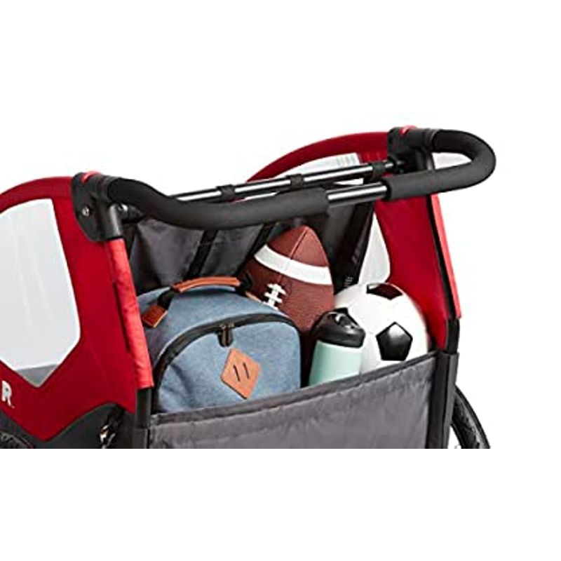 Flyer Duoflex 2 in 1 Bike Trailer and Stroller for Toddlers, 1+ Years