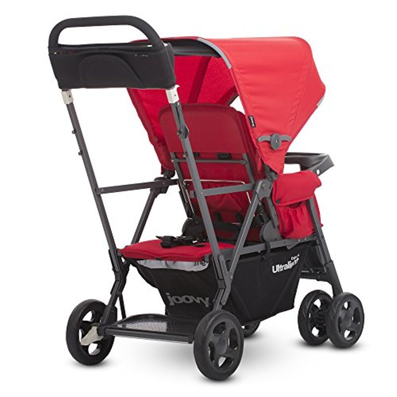 Joovy Caboose Ultralight Graphite Stroller, Red
