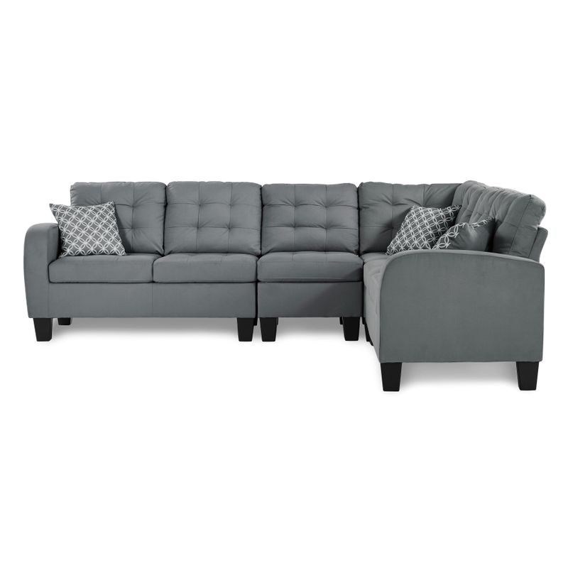 Nova Reversible Sectional Sofa - Grey