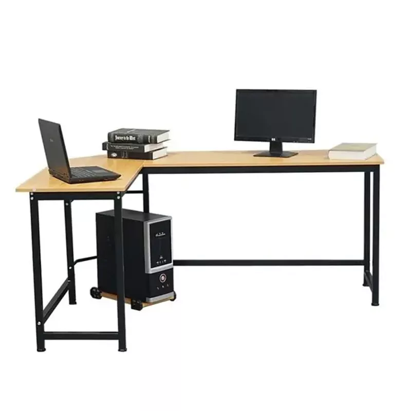 Porch & Den Broad L-shaped Computer/ Gaming/ Laptop Home Corner Office Desk - Black