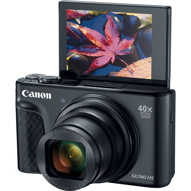 Alt View Zoom 11. Canon - PowerShot SX740 HS 20.3-Megapixel Digital Camera - Black