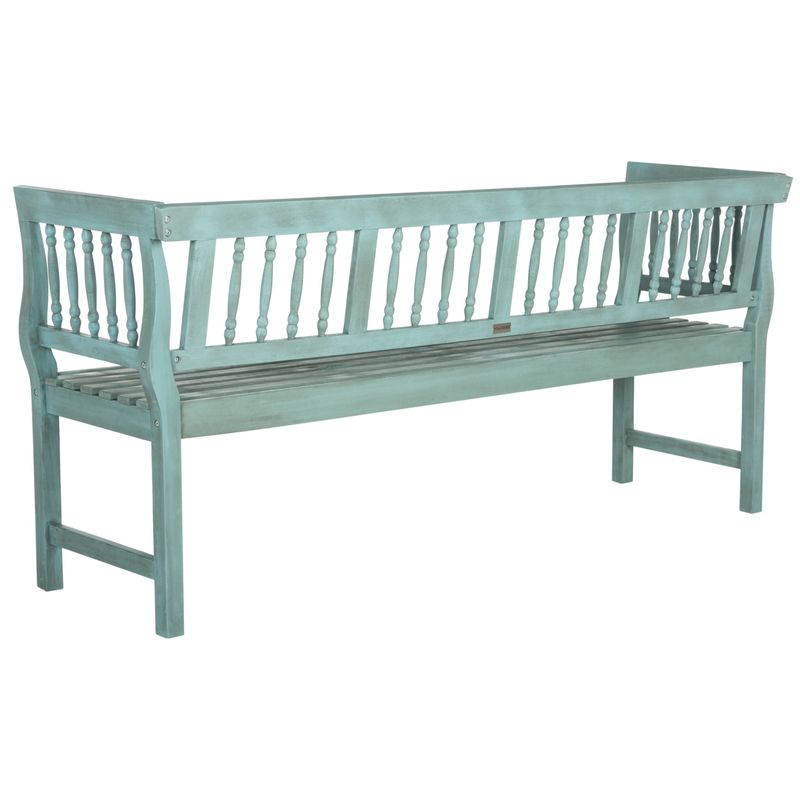 Safavieh Brentwood Outdoor Oriental Blue/ Beige Bench - PAT6732D
