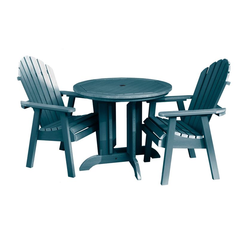 Hamilton Eco-friendly 3-piece Outdoor Dining Set - Dining Height - Black