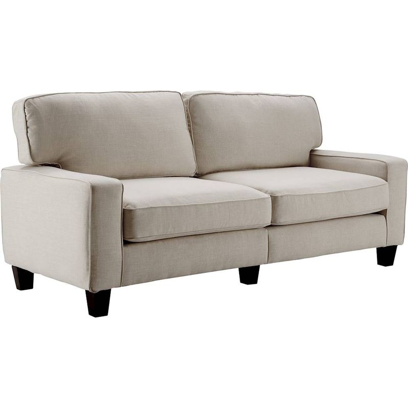 Angle Zoom. Serta - Palisades Modern 3-Seat Fabric Sofa - Light Gray