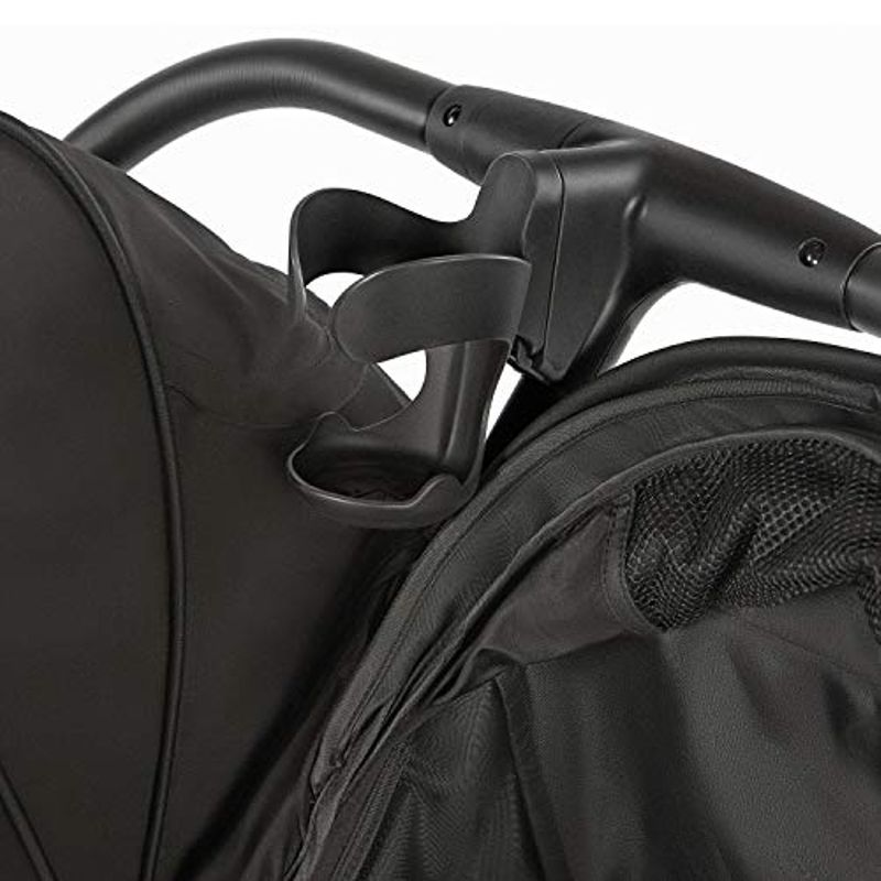 Summer 3Dpac CS+ Double Stroller, Lightweight One-Hand Compact Fold, Carseat Compatible, Black