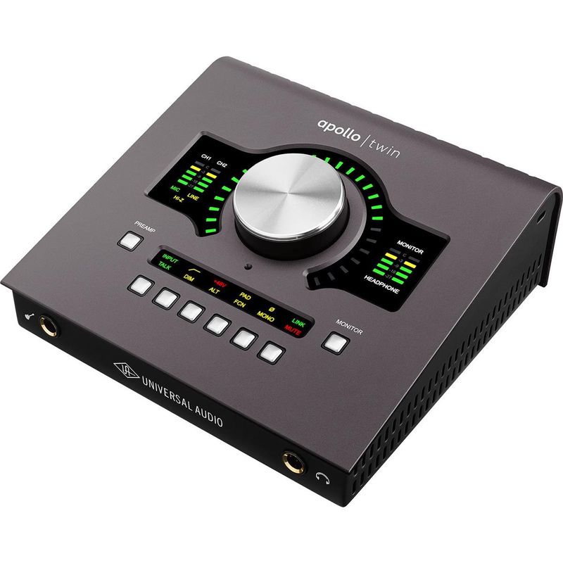 Universal Audio Apollo Twin MKII Heritage Edition Desktop 2x6 Thunderbolt Audio Interface with Realtime UAD-2 DUO Core Processing for...