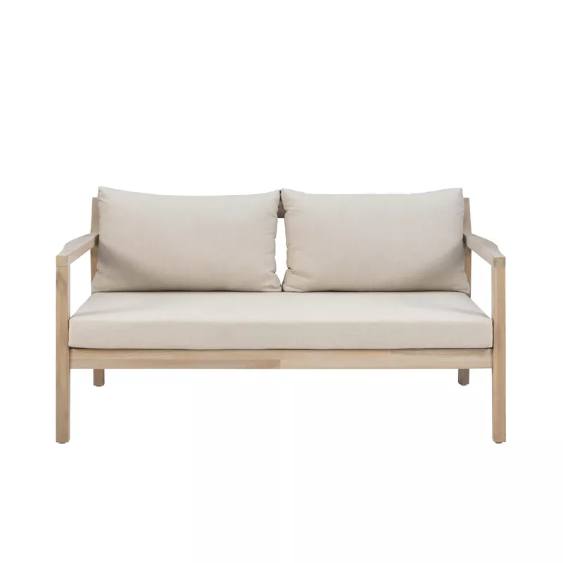 Searle 2 Seater Sofa Beige Natural