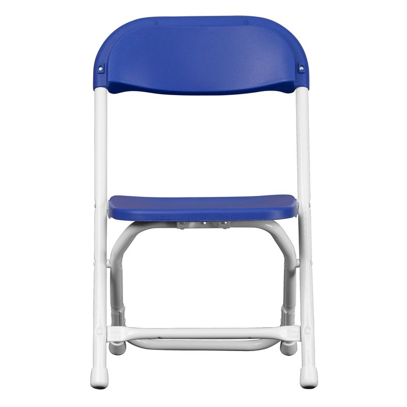 10 Pack Kids Plastic Folding Chair - Blue