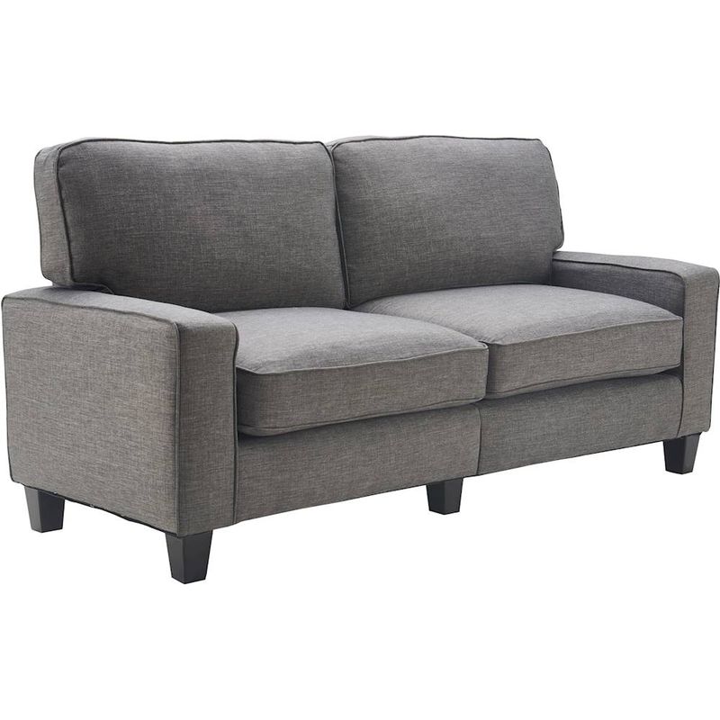 Angle Zoom. Serta - Palisades Modern 3-Seat Fabric Sofa - Gray
